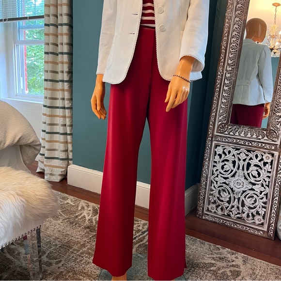 MANIGANCE Leather Waist Trousers - Picture 2 of 16